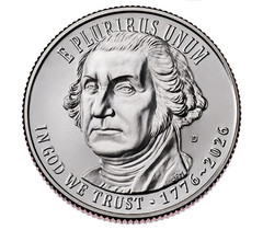 2026 P Semiquincentennial Quarters 100 Coin Bag Revolutionary War Unc. 26SQBC