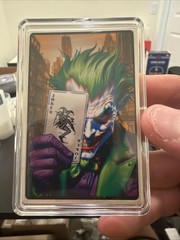 The JOKER🃏 V2 Silver Art Bar Card 1oz .999 Fine Silver In Plaque- VERY LIMITED!