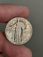1927- S Standing Liberty Quarter #4