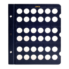 Blank Page for Whitman Classic Cents Album – 36 Openings