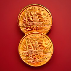 2 America 250th Rounds 1 oz .999 Fine Copper Each Up To 10% Off! Free Shipping!