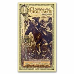 1 Oklahoma Goldback – Aurum Gold Foil Note (24k)