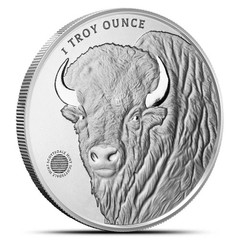 1 oz Silver Round Buffalo Girl .9999 Silver Bullion Round