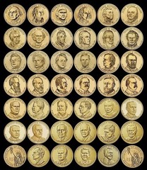 Lot Of 5 Presidential Gold One Dollar Coin $1 Randomly UnCirculate Legal Tender