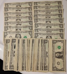 $1 Bills- Binary Blowout -All Serial #s Are Binary- Buy It Now- Per Note* 🔥🔥🔥