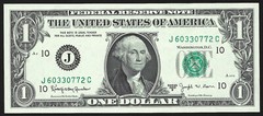 1963B One Dollar Barr Note $1 GEM Uncirculated Consecutive = AKA BARR NOTE =