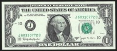 1963B One Dollar Barr Note $1 GEM Uncirculated Consecutive = AKA BARR NOTE =