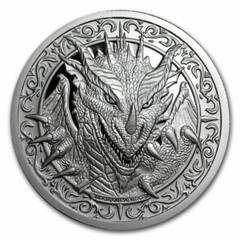 The Destiny Coin 2 – The Dragon – 2 oz .999 FINE Silver BU Round – IN STOCK!!