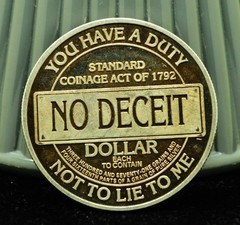 No Deceit Freeman’s Salute Art Round -0.7734 Troy Oz .999 Silver