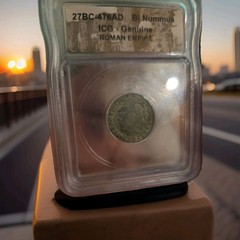 ICG Roman Empire Billon Nummus Coin Ancient Imperial Era 27 BC-476 AD Genuine