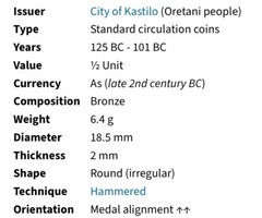125BC-101BC NGC Oretani People Ancient Celtic Iberian Coin Rare Bull Castulo
