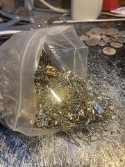 1lb + of Scrap Gold-Plated Electronic Pins For Gold Recovery