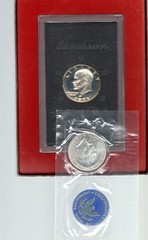 1971-S THRU 1974-S BU & PROOF IN OGP 8 COINS 40 % SILVER