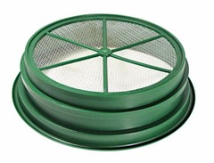 CLASSIFIER SIFTING PAN | 1/8″ | STAINLESS STEEL SCREEN EARTH SIFTER STACKABLE