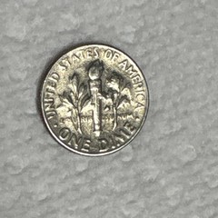 1967 ROOSVELT DIME, No Mint Mark,RIM IN GOD WE TRUST YEAR LIBERTY ERROR
