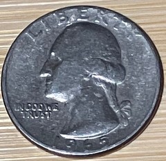 1965 25C SMS (Special Strike) Washington Quarter
