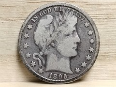 1895 O Barber Half Dollar US Silver (.900) Coin