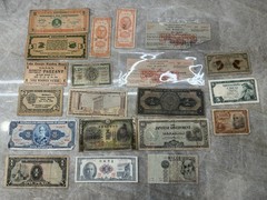 Foreign Currency Lot Of 20 Different Notes. Africa, Asia, Europe RARE OLD C1