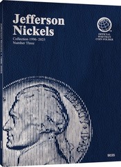 Whitman Jefferson Nickel #3 1996-2023 Coin Folder, Album Book #9035