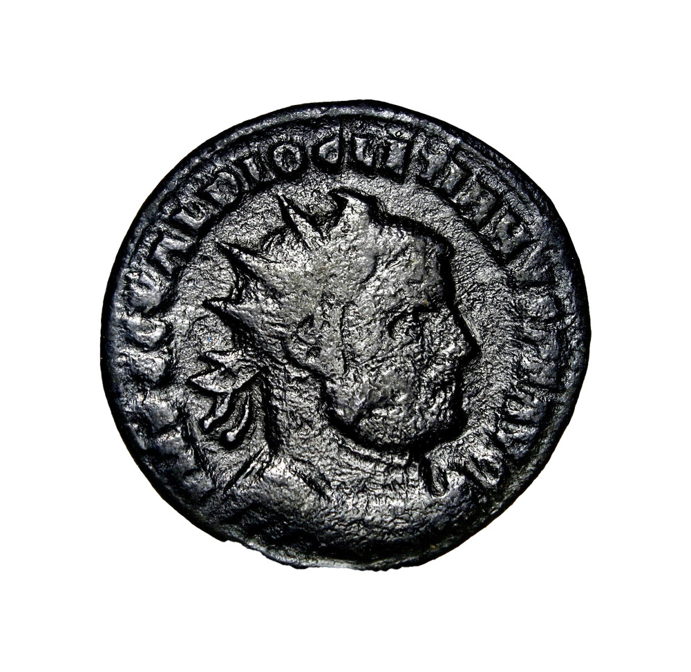 Diocletian (284-305) BL Radiatus (22mm, 3,16g) Cyzicus KL Authentic Ancient Coin