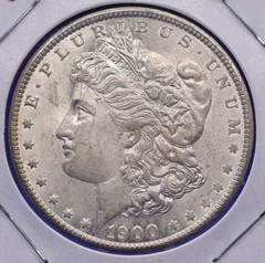 1900-O Uncirculated VAM-15A Doubled 00 & Stars, High O Shifted Left, Clashed Obv