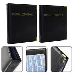 2Pack 480 Pocket Coin Storage Book Large Capacity Folder Collection Holder Album