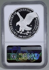 2023 W $1 Proof Silver Eagle NGC PF70 UCAM First Day of Issue Gaudioso Signature