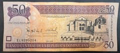 2008 Dominican Republic 50 Pesos P176b, De La Rue printing, EL9299204.