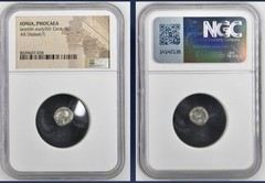 510BC-494BC NGC Greek Ancient lonia City Of Phocaea Genuine Silver Rare Coin