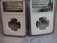 2021 s clad proof 70 crossing the delaware & tuskegee airman