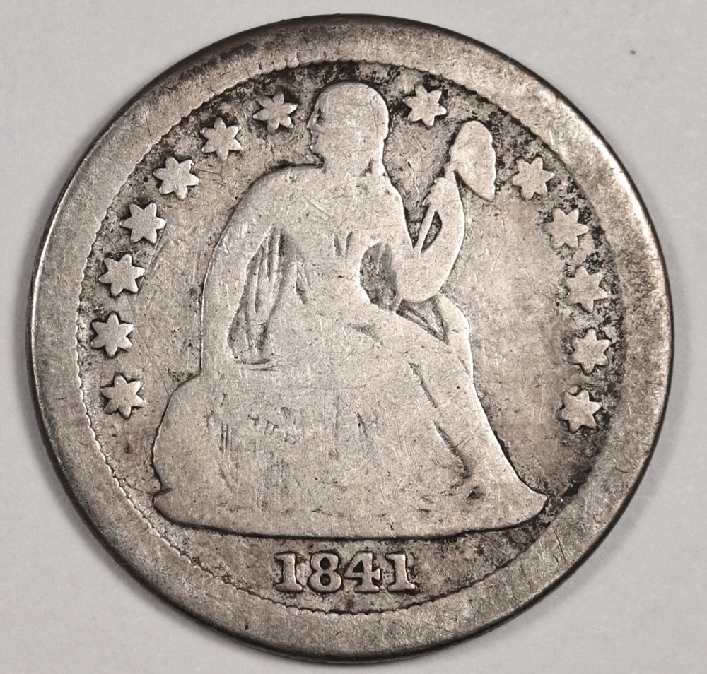 1841-o Seated Liberty Dime. VG. 178787