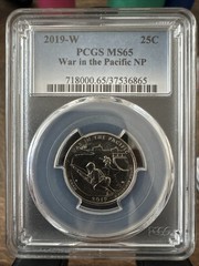 2019-W West Point War in the Pacific NP Quarter – PCGS MS65 – #11085