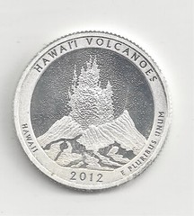 2012 S Silver Proof Hawaii Volcanoes ATB Quarter – 90% Silver