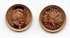 Canada KM490a(U) 1 Cent, Lot of 100