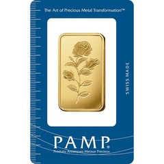 1 oz Gold Bar – PAMP Suisse – Rosa – 999.9 Fine in Sealed Assay