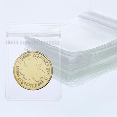 60PCS Coin Sleeves for All Coins, Single Coin Collection Holders Individual P…
