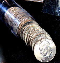 1974-P Brilliant Uncirculated Eisenhower Ike Dollar Roll – 20 Coins