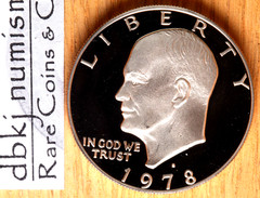 1978 S Proof Eisenhower Ike $1 Dollar – Choice to Gem