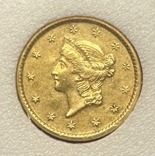 1851 $1 Liberty Head Gold