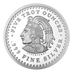 Silver – 5 oz Aztec Calendar Round