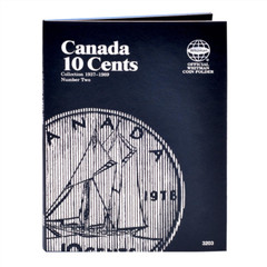 Canada Dimes (10 Cents) #2: 1937-1989 – Official Whitman Coin Folder