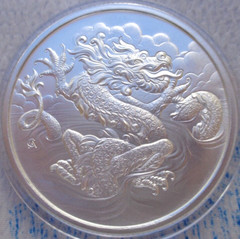 1 oz. 2023 MINT CLUB #4 – DRAGON Limited 500 rounds .999 fine silver