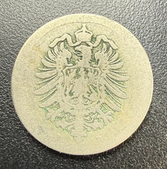 Germany 5 Pfennig 1875 D German Imperial Eagle KM# 3 (0302)