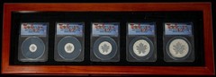 2013 Canadian Silver Maple Leaf 25th Anniversary 5 Coin Set RP70 DCAM DC-7482
