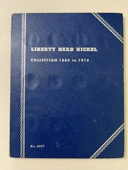 Jefferson Head Nickel Collection 1883-1913 Blue Coin Album Whitman #9007