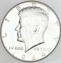 ⭐️KEY DATE⭐️1964 KENNEDY 90% SILVER⭐️HALF SO SO NICE! UNREAL QUALITY GEMBU