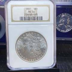 1897 MS64 NGC Morgan Dollar