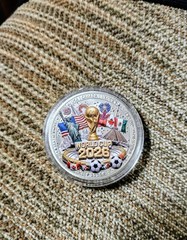 2026 FIFA World Cup Coin Uncirculated Soccer Commemorative Souvenir Collectible!