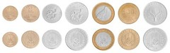 Djibouti 5-500 Francs 7 Pieces Full Set, 1991-2017, Mint