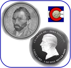 2024 Tokelau ICON Van Gogh $5 1 oz PL Silver Coin in Capsule – Pressburg Mint